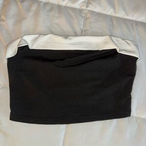 SHEIN Black and White Crop Top